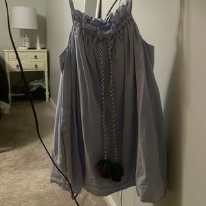 XS (fits like medium) Zara dress with shorts attached! Light blue